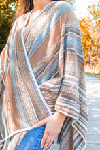 Load image into Gallery viewer, Sedona Striped Ruana