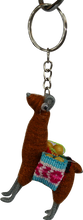 Load image into Gallery viewer, Woven Alpaca Keychains