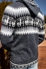 Load image into Gallery viewer, Fullzip Knitted Alpaca Hoodie