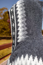 Load image into Gallery viewer, Fullzip Knitted Alpaca Hoodie
