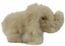 Load image into Gallery viewer, 100% Alpaca Fur Stuffed Elephant