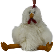 Load image into Gallery viewer, 100% Alpaca Fur Stuffed Chicken
