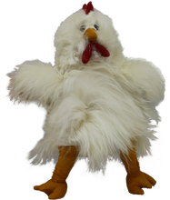 Load image into Gallery viewer, 100% Alpaca Fur Stuffed Chicken