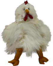Load image into Gallery viewer, 100% Alpaca Fur Stuffed Chicken