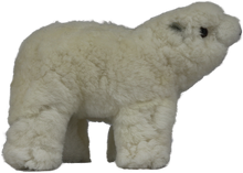 Load image into Gallery viewer, 100% Alpaca Fur Stuffed Polar Bear