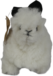 100% Rodger Alpaca Fur Stuffed Bunny