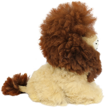 Load image into Gallery viewer, 100% Alpaca Fur Stuffed Lion Medium