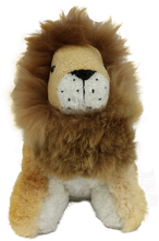 Load image into Gallery viewer, 100% Alpaca Fur Stuffed Lion Large