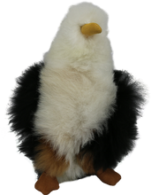 Load image into Gallery viewer, 100% Alpaca Fur Stuffed Eagle