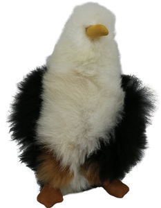 100% Alpaca Fur Stuffed Eagle