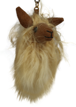 Load image into Gallery viewer, It Silky Llama Fur Keychain