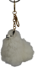 Load image into Gallery viewer, Menila Fluffy Alpaca Keychain