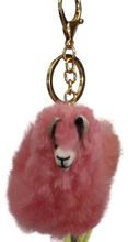 Load image into Gallery viewer, Menila Fluffy Alpaca Keychain