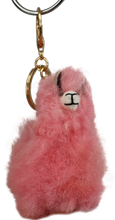 Load image into Gallery viewer, Menila Fluffy Alpaca Keychain
