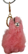 Load image into Gallery viewer, Menila Fluffy Alpaca Keychain