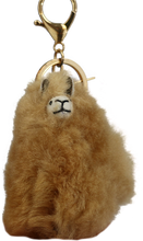 Load image into Gallery viewer, Menila Fluffy Alpaca Keychain
