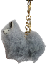 Load image into Gallery viewer, Menila Fluffy Alpaca Keychain