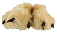 Load image into Gallery viewer, Bear Paw Alpaca Fur Slippers