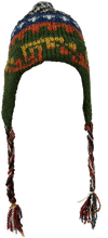Load image into Gallery viewer, Knit Alpaca Fiber Chullo Beanie