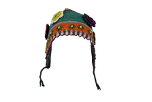 Load image into Gallery viewer, Floral Crochet Beanie
