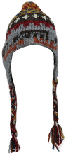 Load image into Gallery viewer, Knit Alpaca Fiber Chullo Beanie