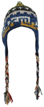 Load image into Gallery viewer, Knit Alpaca Fiber Chullo Beanie