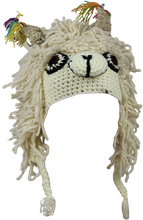 Load image into Gallery viewer, Crochet Llama Hat