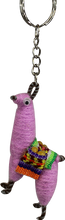 Load image into Gallery viewer, Woven Alpaca Keychains