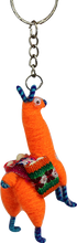 Load image into Gallery viewer, Woven Alpaca Keychains