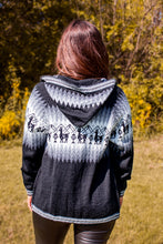 Load image into Gallery viewer, Fullzip Knitted Alpaca Hoodie