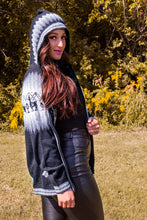 Load image into Gallery viewer, Fullzip Knitted Alpaca Hoodie