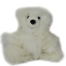 Load image into Gallery viewer, 100% Alpaca Fur Small Teddy Bear
