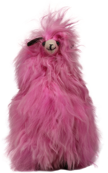 100% Suri Alpaca Fur Stuffed Toy