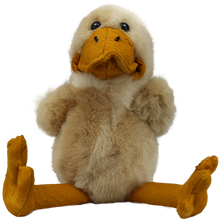 Load image into Gallery viewer, 100% Alpaca Fur Sitting Ducklings Toy
