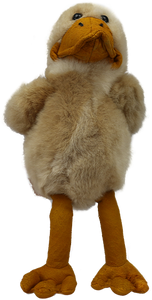 100% Alpaca Fur Sitting Ducklings Toy