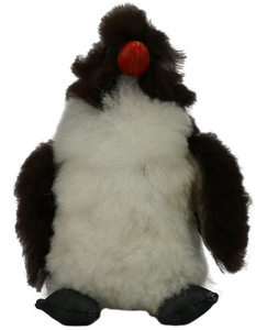 100% Alpaca Fur Penguin Stuffed Toy