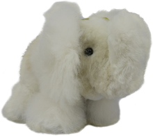 Load image into Gallery viewer, 100% Alpaca Fur Stuffed Elephant
