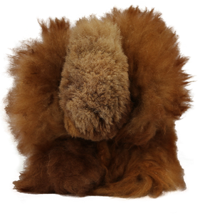 100% Alpaca Fur Stuffed Elephant