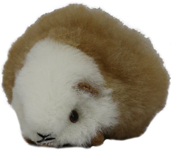 100% Alpaca Fur Small Guinea Pig