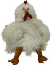 Load image into Gallery viewer, 100% Alpaca Fur Stuffed Chicken
