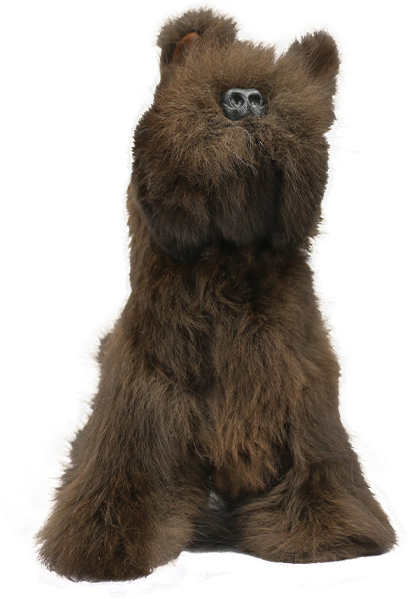 100% Alpaca Fur Astro Dog Toy