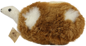 Alpaca Fur Stuffed Turtle