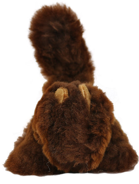 100% Alpaca Fur Rupert Squirrel