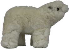 Load image into Gallery viewer, 100% Alpaca Fur Stuffed Polar Bear
