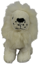 Load image into Gallery viewer, 100% Alpaca Fur Stuffed Lion Medium
