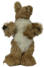 Load image into Gallery viewer, 100% Alpaca Fur Stuffed Kangaroo
