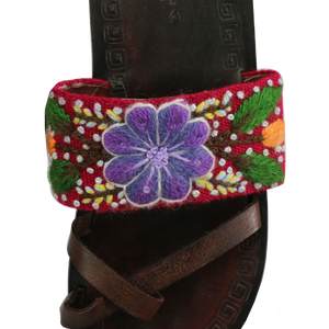 Hand Embroidered Peruvian Sandals