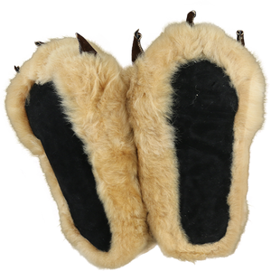 Bear Paw Alpaca Fur Slippers